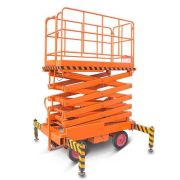 Подъемник ножничный самоходный 500 кг 9/11 м TOR SJY-0,5-9DC аккумуляторный