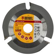 Диск пильный для УШМ, «Мультирез», 125 мм, посадка 22.2 мм Denzel