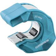 Труборез ладонный«Piranha», 22 мм, 3/4, автоматическая регулировка зажима трубы, трещотка с храповым механизмом, отверстие 1/4 Gross