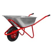 Тачка садово-строительная, усиленная, грузоподъемность 220 кг, объем 110 л