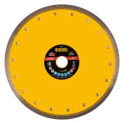 Диск алмазный отрезной 230 х 22,2мм, сплошной, супертонкий, горячий пресс, сухой/мокрый рез Denzel