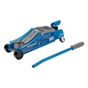 Домкрат гидравлический подкатной, поворотная рукоятка, 2 т, Low Profile, 100-350 мм Stels