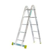 Лестница 2-х секционная шарнирная 2х5 (1,42/2,91м)