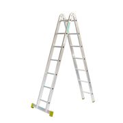 Лестница 2-х секционная шарнирная 2х7 (1,95/4,01м)