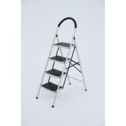 Стремянка 4 широких ступени с антискользящим покрытием и обрезиненной ручкой (0,91м)
