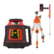 Комплект: ротационный нивелир AMO ROTOR 300 + штатив рейка приемник