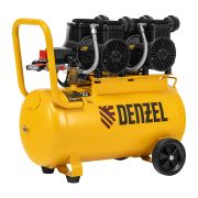 Компрессор безмасл. малошумный DLP -3000/50, 3 кВт, 2х1,5 кВт,50 л, 2850 об/мин,500 л/мин Denzel