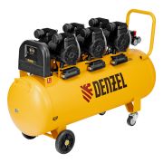 Компрессор безмасл. малошумн. DLP-4500/150, 4,5 кВт, 3х1,5 кВт,150 л, 2850 об/мин,750 л/мин Denzel
