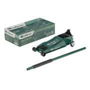 Домкрат гидравлический подкатной, 3 т, 85-490 мм, быстрый подъем, низкий подхват, проф. Сибртех