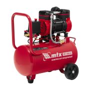 Компрессор безмасляный малошумный SPC 1500/24, 1500 Вт, ресивер 24 л, 260 л/мин// MTX
