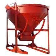 Бадья для бетона «Рюмка» 1.5м³ УСИЛЕННАЯ ШЕСТЕРЕНЧАТЫЙ ПРИВОД