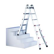 Лестница-стремянка телескопическая Svelt Scalissima 11+11R ступеней SSCAL011R