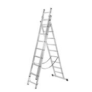 Лестница алюминиевая трехсекционная ВИХРЬ ЛА 3х10