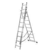Лестница алюминиевая трехсекционная ВИХРЬ ЛА 3х9