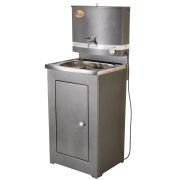 Умывальник дачный с подогревом «Люкс» ВИХРЬ, нержавейка, серебристый