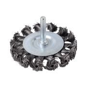 Щётка для дрели Вихрь плоская, крученая, 75 мм