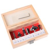 Набор фрез по дереву Вихрь 6шт (хвостовик 8мм), кейс