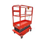 Подъемник ножничный передвижной 240 кг 3/5 м TOR GTJY DC аккумуляторный