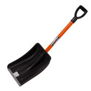 Лопата для уборки снега пластиковая, 275 х 345 х 890 мм, стальной черенок, Stels